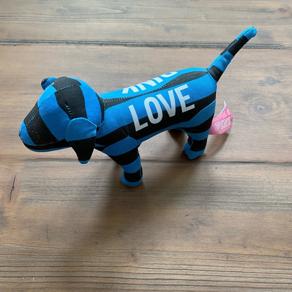 PINK Victoria’s Secret Canvas Black and Blue Dog